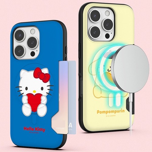 Sanrio heart two cards case - sanrio,