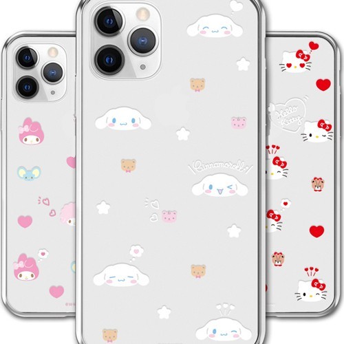 Sanrio cutie pattern - sanrio, clear