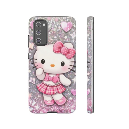Hello kitty pink glitter - kitty,