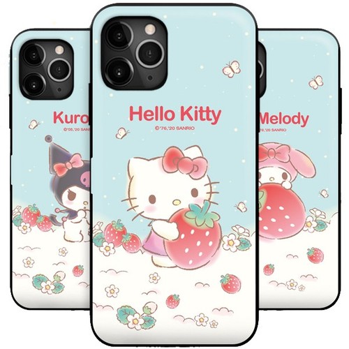 Sanrio strawberry card - strawberry, door
