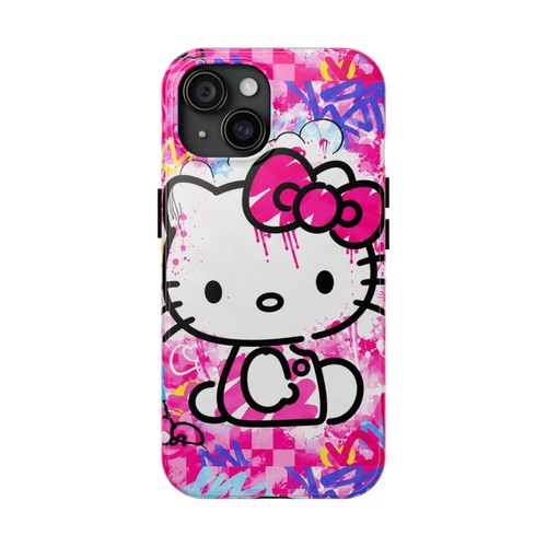 Graffiti hello kitty phone - hello,