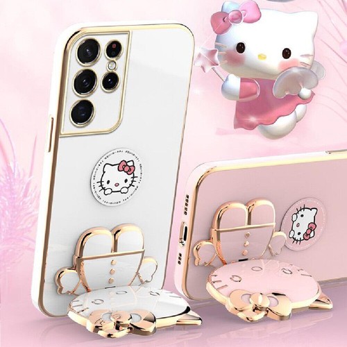 Hello kitty cat mirror - hello, stand