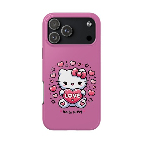 Hello kitty love heart - heart, phone