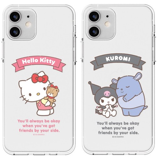 Sanrio friend clear jelly case - sanrio,